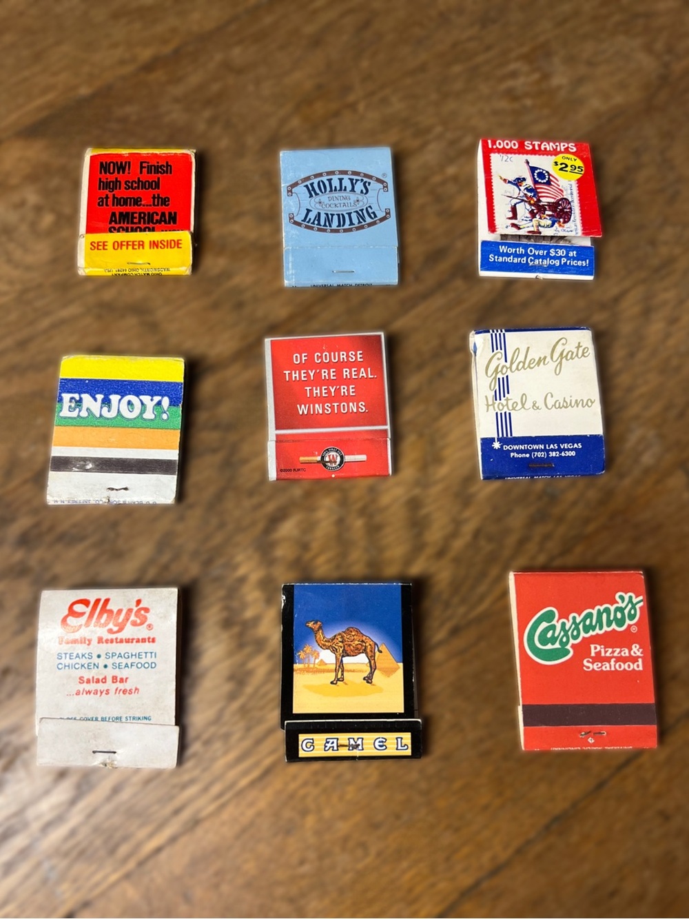 Assorted Vintage Matchbooks Collection - Multi-Color